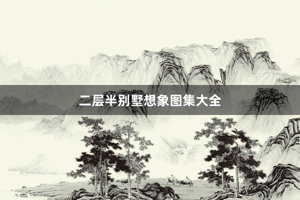 二层半别墅想象图集大全